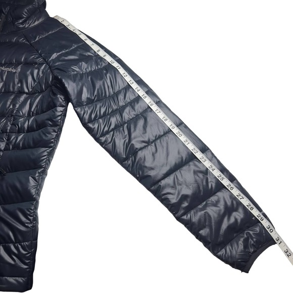 Columbia | Women | 650TD Omni Heat Navy Blue Radial Down Puffer Jacket | Large - Picture 5 of 15